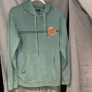 Teal Santa Cruz sweatshirt